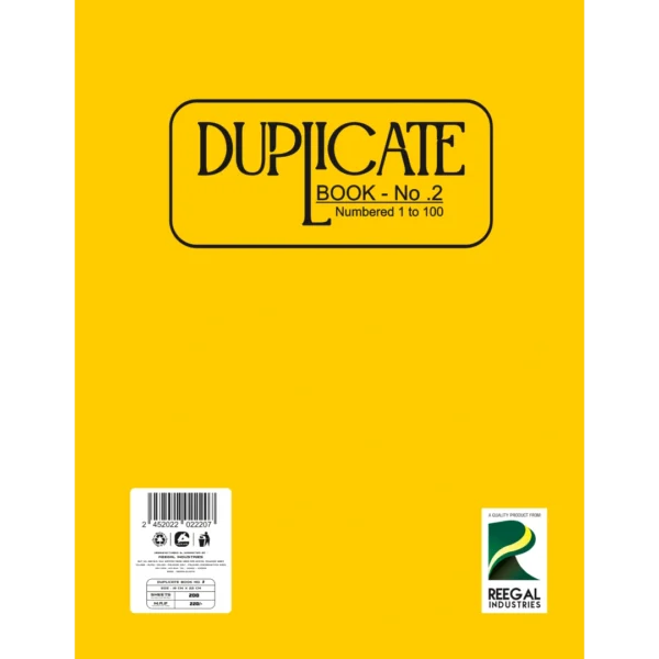 Reegal Duplicate Book